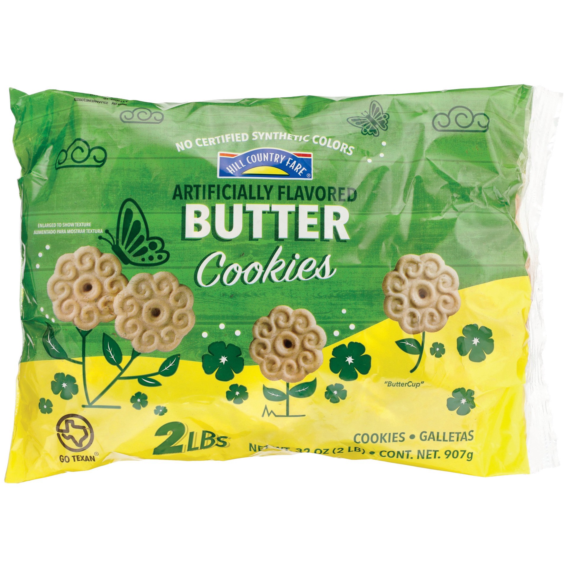 slide 1 of 1, Hill Country Fare Butter Cookies, 32 oz