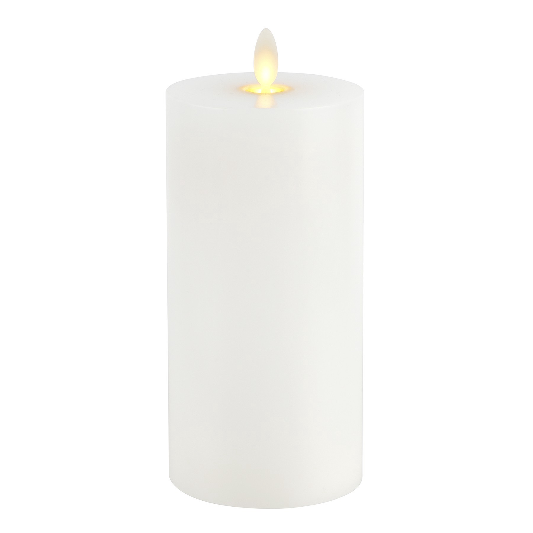 slide 2 of 2, 3" X 6" Moving Flame Led Wax Pillar Candle By Ashland, 3 in x 6 in