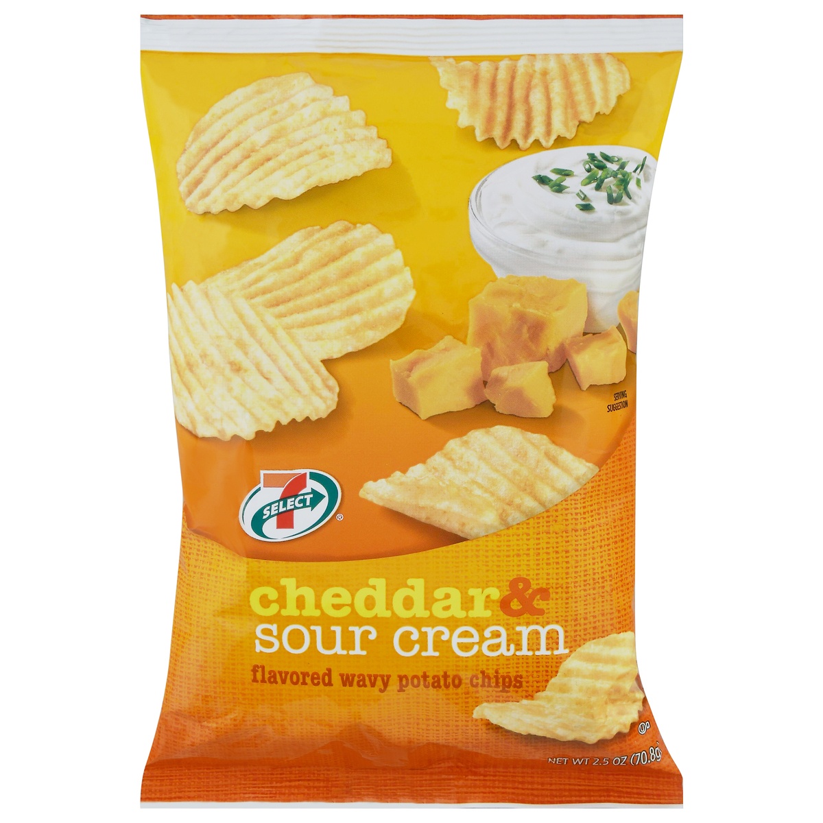 7Select 7 Select Ripple Cheddar Sour Cream Potato Chips 2.25 oz Shipt