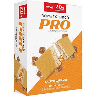 slide 1 of 1, Power Crunch Pro Salted Caramel High Protein Bars, 4 ct