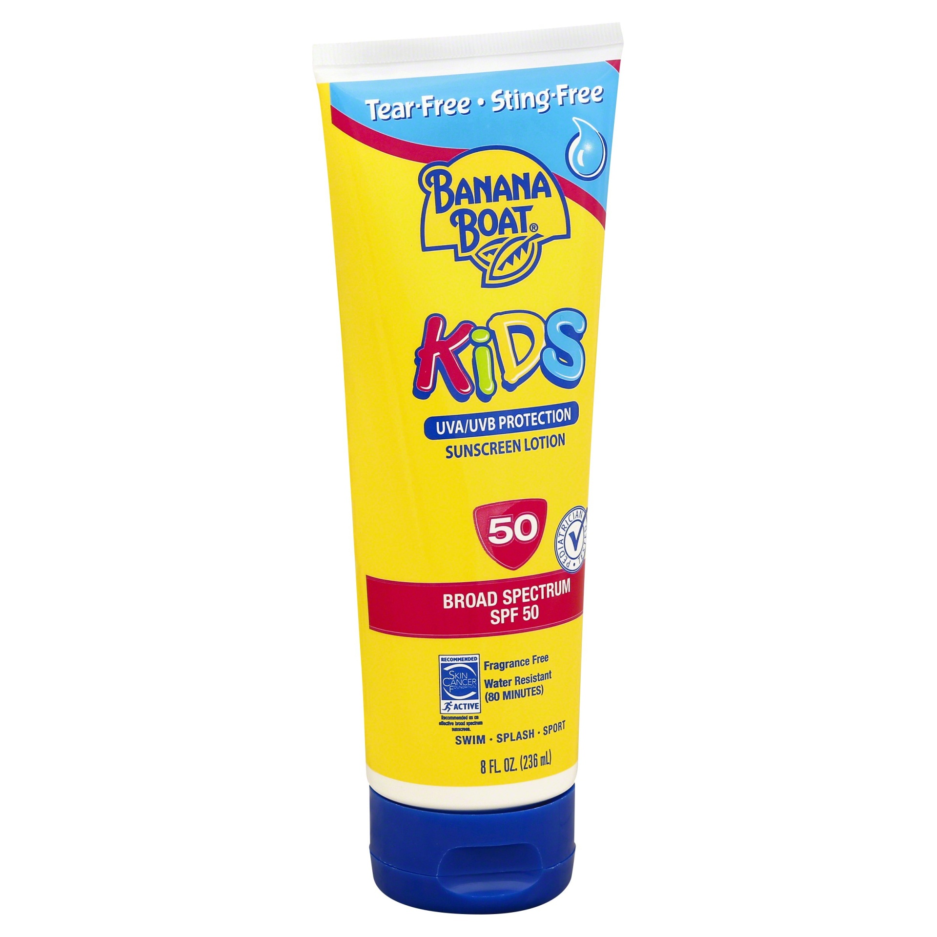 slide 1 of 2, Banana Boat Kids Tear Free Sunscreen Lotion - SPF 50, 8 oz