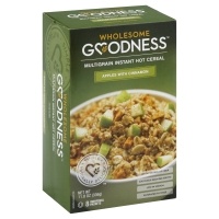 slide 1 of 1, Wholesome Goodness Hot Cereal Multigrain Instant Apples with Cinnamon, 8 ct; 11.8 oz