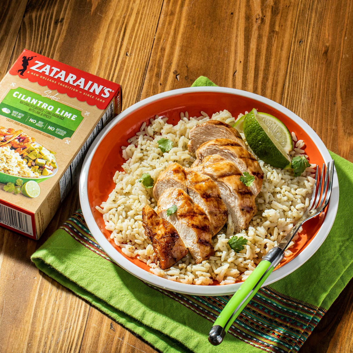 slide 5 of 7, Zatarain's Cilantro Lime Rice, 6.9 oz