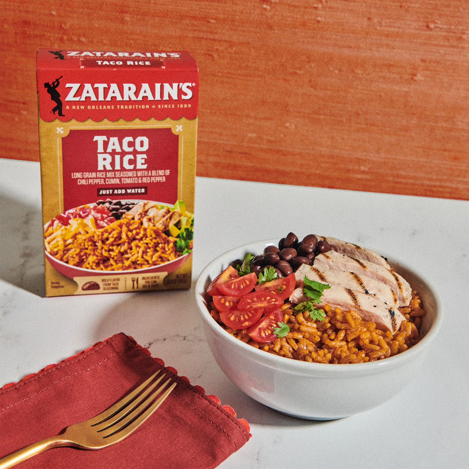 slide 3 of 8, Zatarain's Rice Mix - Taco, 6.9 oz, 6.9 oz