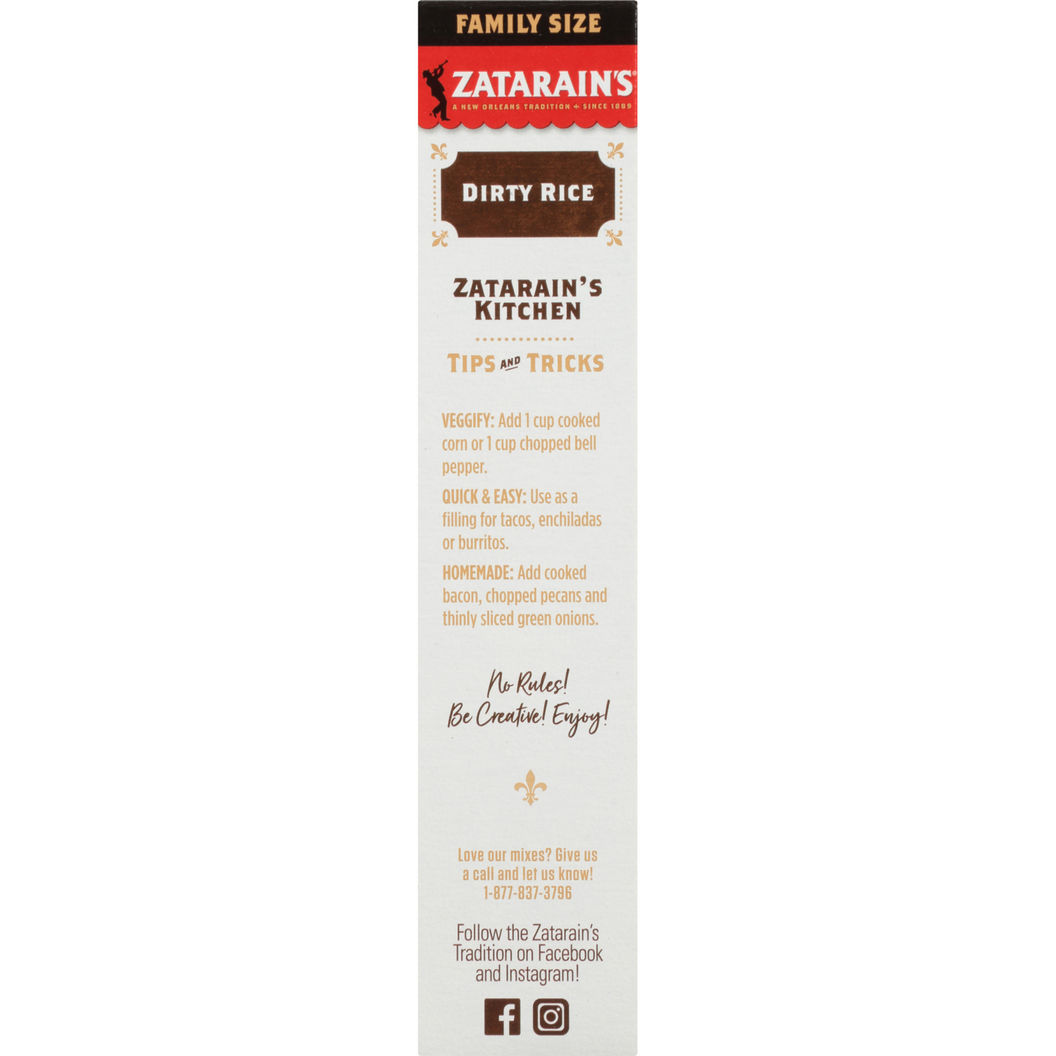 slide 2 of 3, Zatarain's Dirty Rice Mix - Family Size, 12 oz, 12 oz