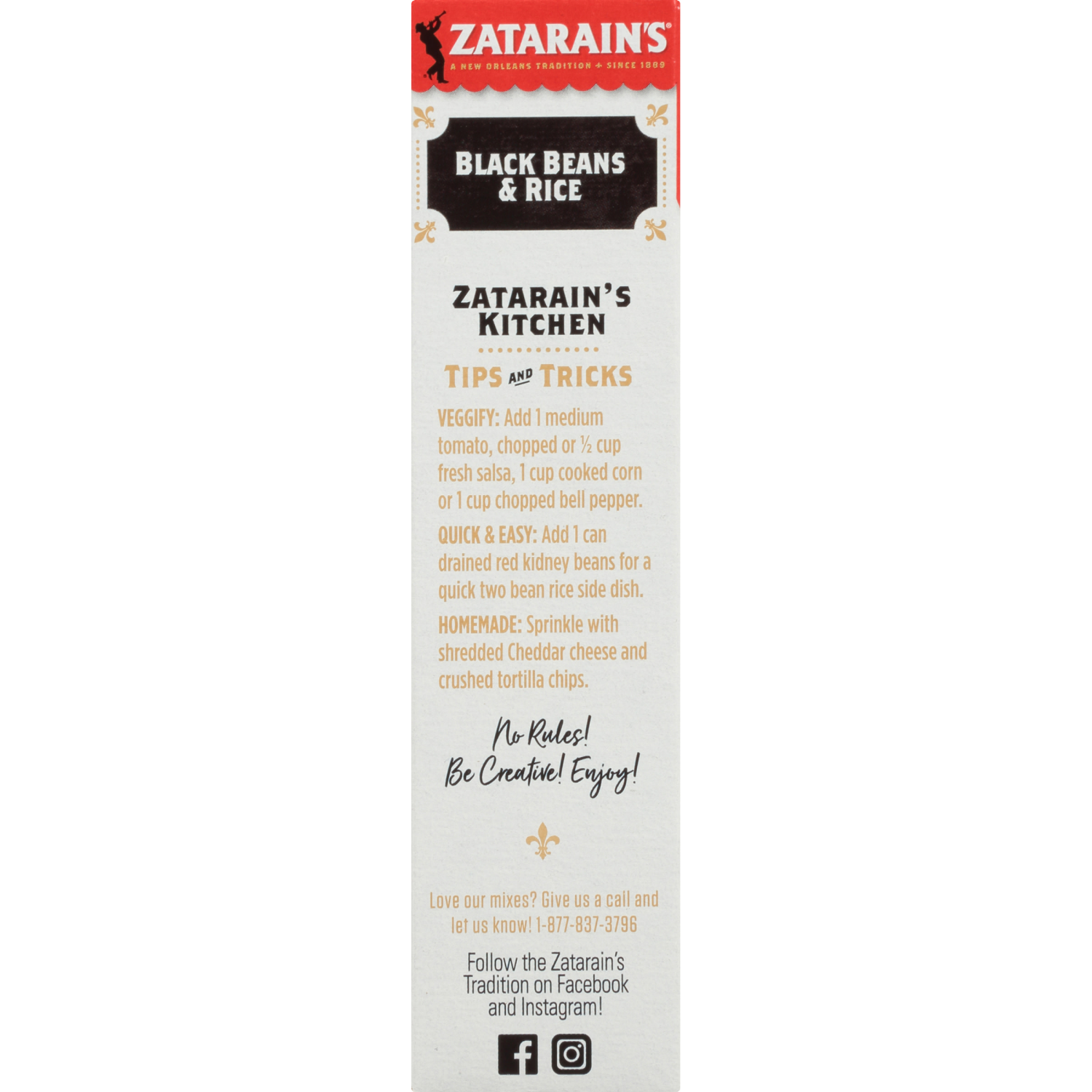 slide 2 of 6, Zatarain's Black Beans & Rice, 7 oz, 7 oz