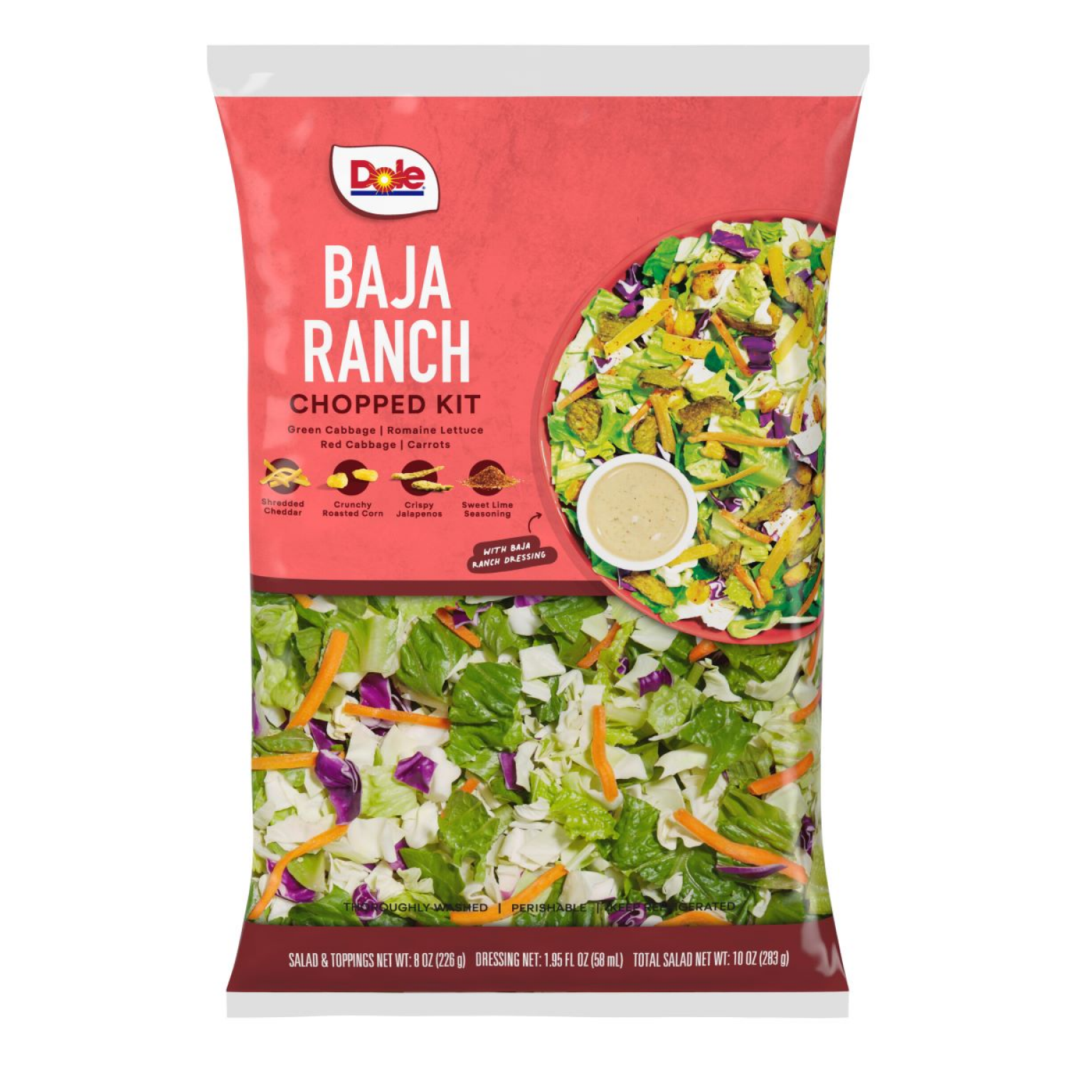 slide 1 of 2, Dole Salads Cv Baja Ranch, 10 oz