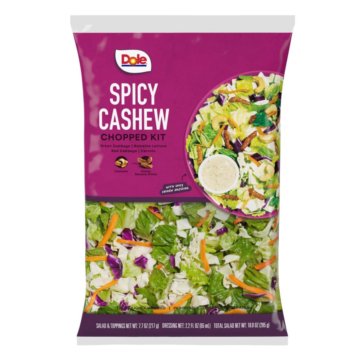 slide 1 of 2, Dole Salads Cv Spicy Cashew, 10 oz