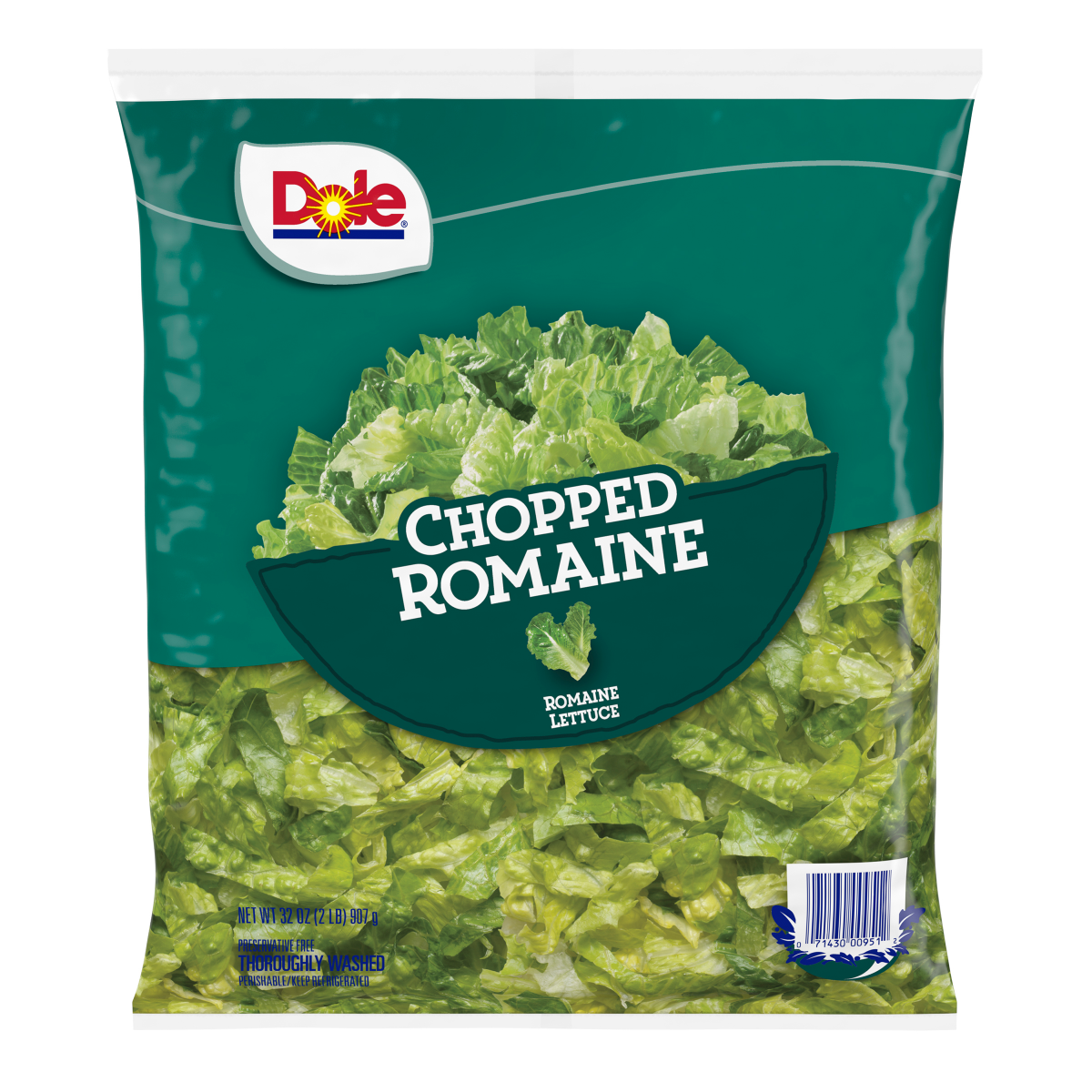 slide 9 of 13, Dole Salad Chopped Romaine Lettuce, 32 oz, 32 oz