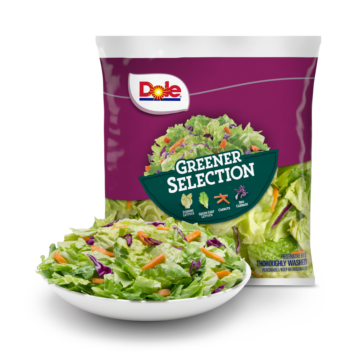 slide 1 of 13, Dole Salad Greener Selection, 11 oz, 11 oz