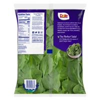 slide 10 of 13, Dole Salad Spinach, 8 oz, 8 oz