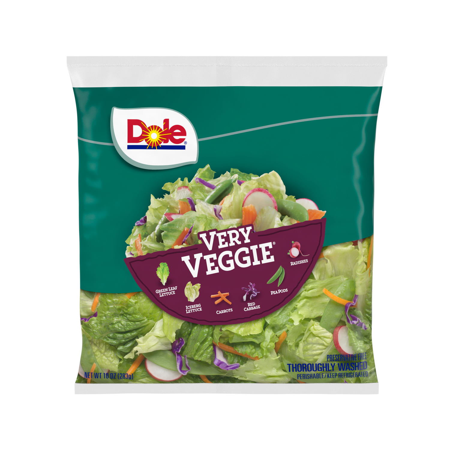 slide 2 of 4, Dole Very Veggie, 10 oz