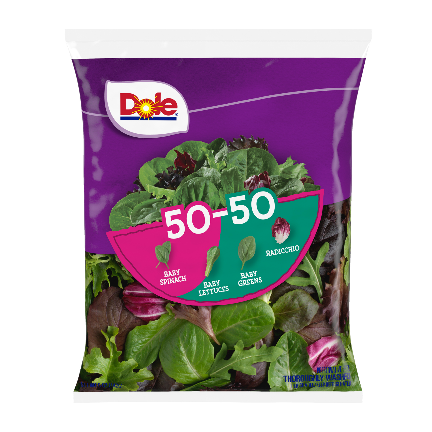 slide 2 of 4, Dole 50-50 Salad 5 oz, 5 oz