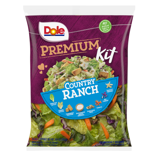 slide 8 of 13, Dole Salad Premium Kit, Country Ranch, 13.25 oz, 13.25 oz