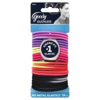 slide 1 of 1, Goody Elastics Ouchless Thick 4mm Double Dare Me, 24 ct