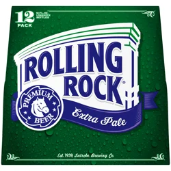 Rolling Rock 12 Pack Extra Pale Premium Beer 12 ea