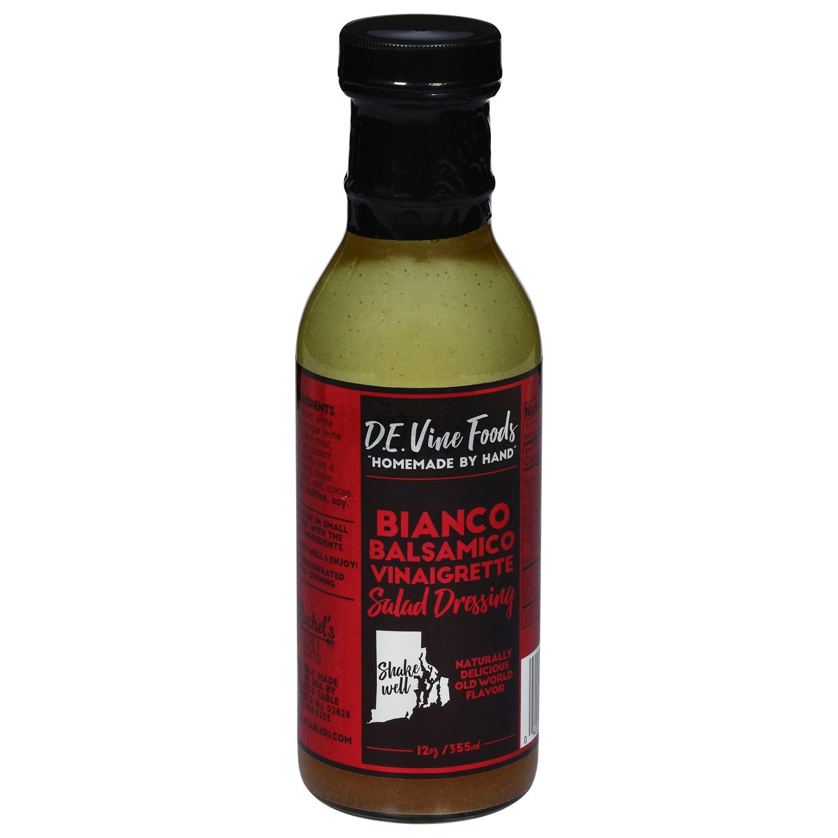 slide 2 of 4, D.E. Vine Foods Bianco Balsamico Vinaigrette Salad Dressing 12 oz, 12 qt