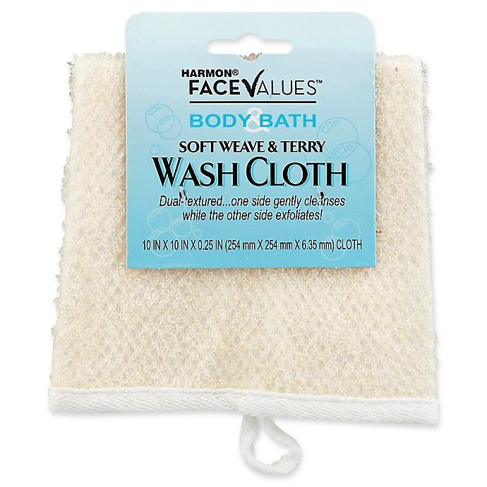 slide 1 of 1, Harmon Face Values Soft Weave Wash Cloth, 1 ct