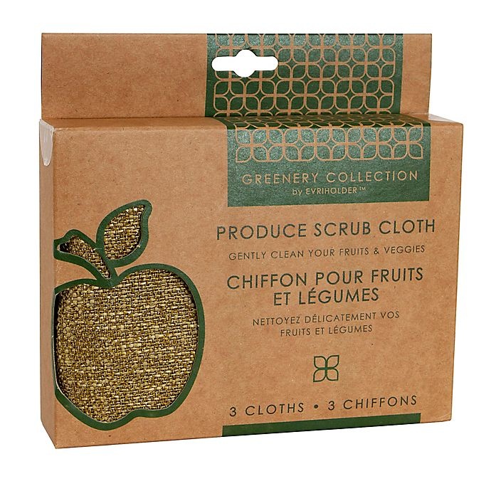 slide 5 of 6, Evriholder Products Greenery Collection Produce Scrub Cloths, 3 ct