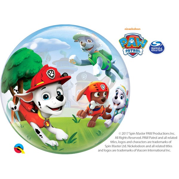 slide 4 of 5, Paw Patrol 22" Bubble balloon, 1 ct