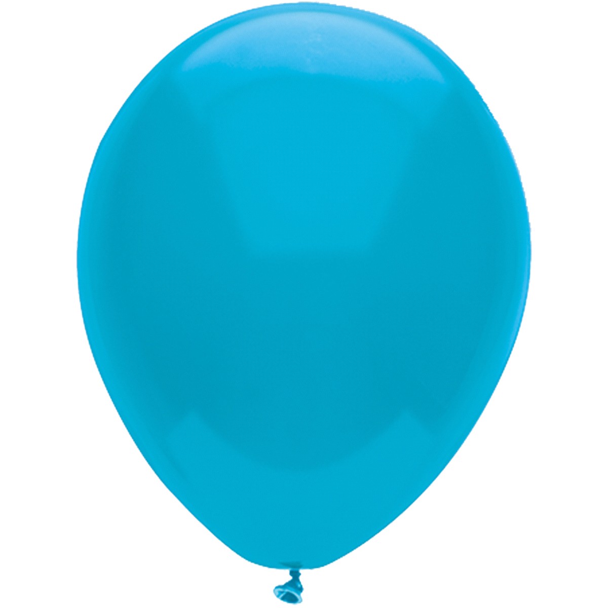 slide 1 of 1, 11" Island Blue Solid Color Latex Balloon, 11 in