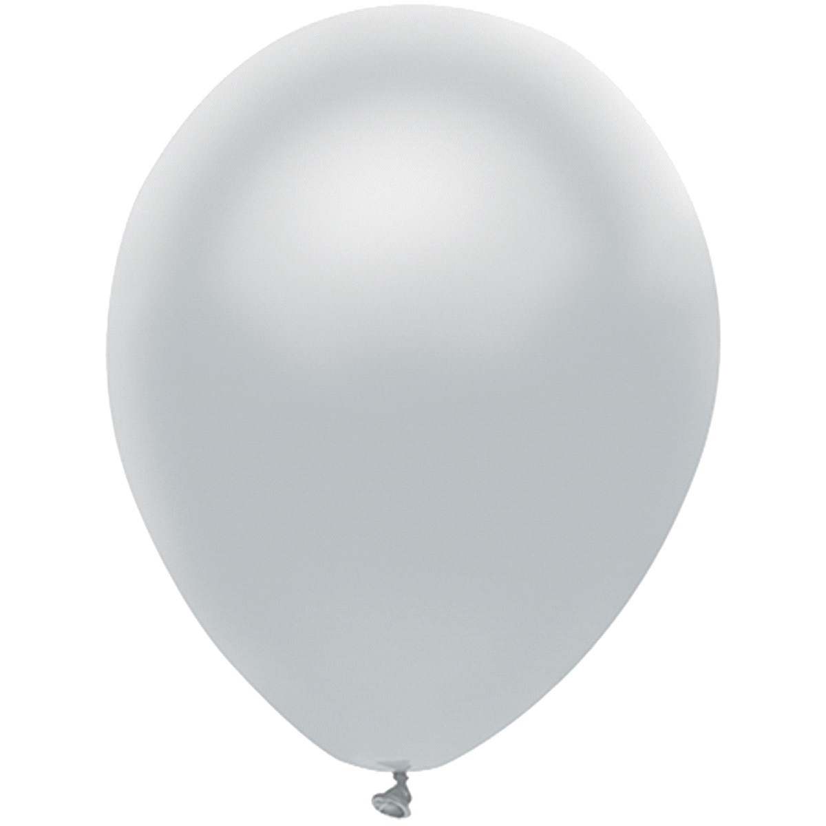 slide 1 of 1, 11" Shining Platinum Solid Color Latex Balloon, 1 ct