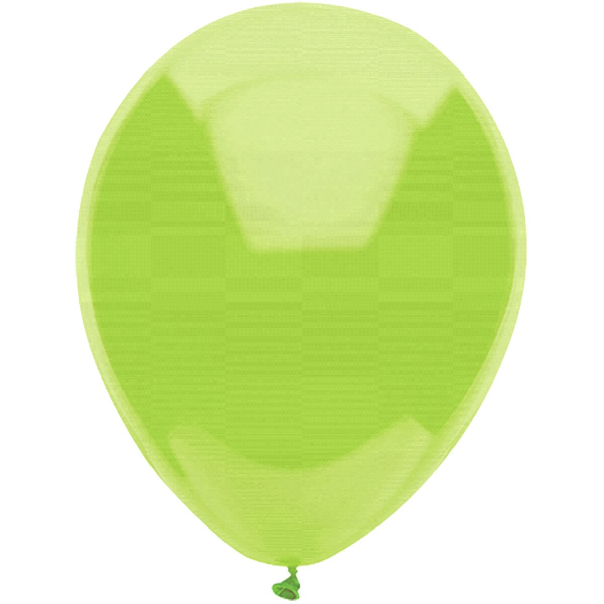 slide 1 of 1, 11" Kiwi Lime Solid Color Latex Balloon, 11 in