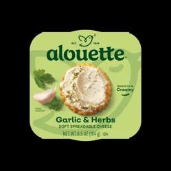 Alouette Soft Spreadable Garlic & Herbs Cheese 6.5 oz