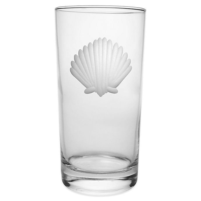 slide 1 of 1, Rolf Glass Seashell Highball Glass, 1 ct