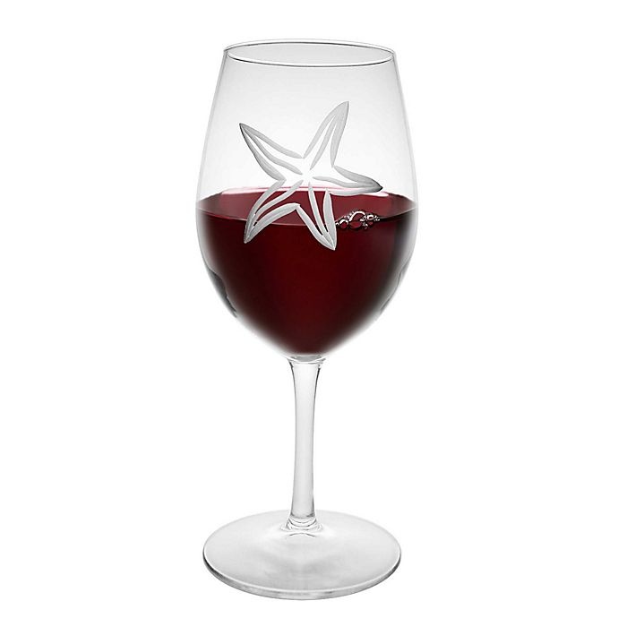 slide 2 of 4, Rolf Glass Starfish All Purpose Wine Glasses, 4 ct