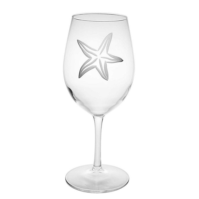 slide 3 of 4, Rolf Glass Starfish All Purpose Wine Glasses, 4 ct