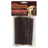 slide 1 of 1, Sergeant's Canine Prime Dog Treats Pepperoni Sticks Slow Roasted Pouch, 12 ct