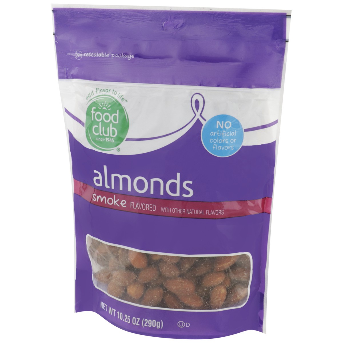 slide 3 of 9, Food Club Smoked Almonds, 10.25 oz