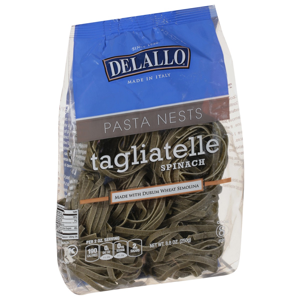 slide 7 of 11, DeLallo Pasta Tagliatelle Small Packinach, 8.82 oz