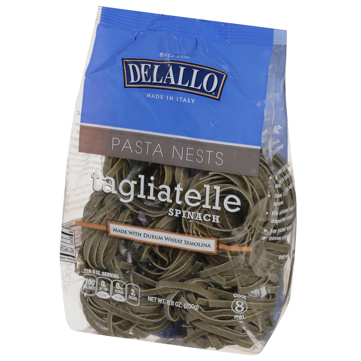 slide 3 of 11, DeLallo Pasta Tagliatelle Small Packinach, 8.82 oz