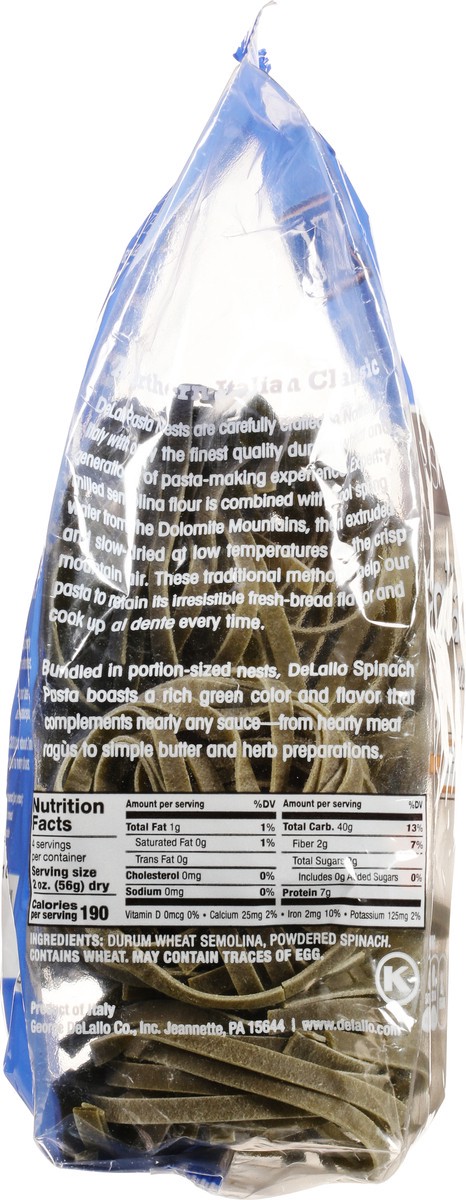 slide 6 of 11, DeLallo Pasta Tagliatelle Small Packinach, 8.82 oz