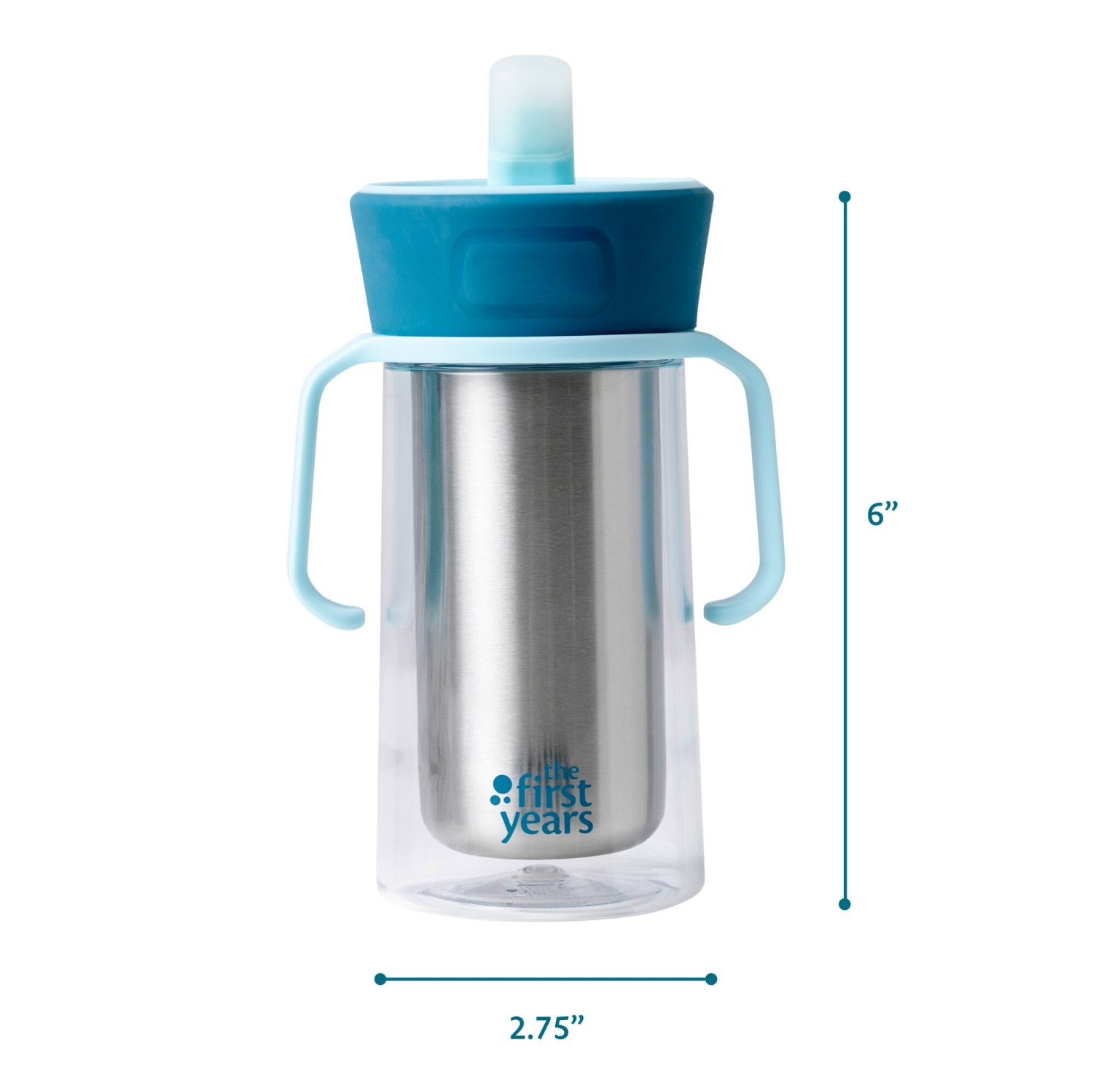 slide 2 of 8, First Years The First Years CoolCore Insulated Toddler Trainer Cup, 8 Oz - Converts to Water Bottle, 8 oz