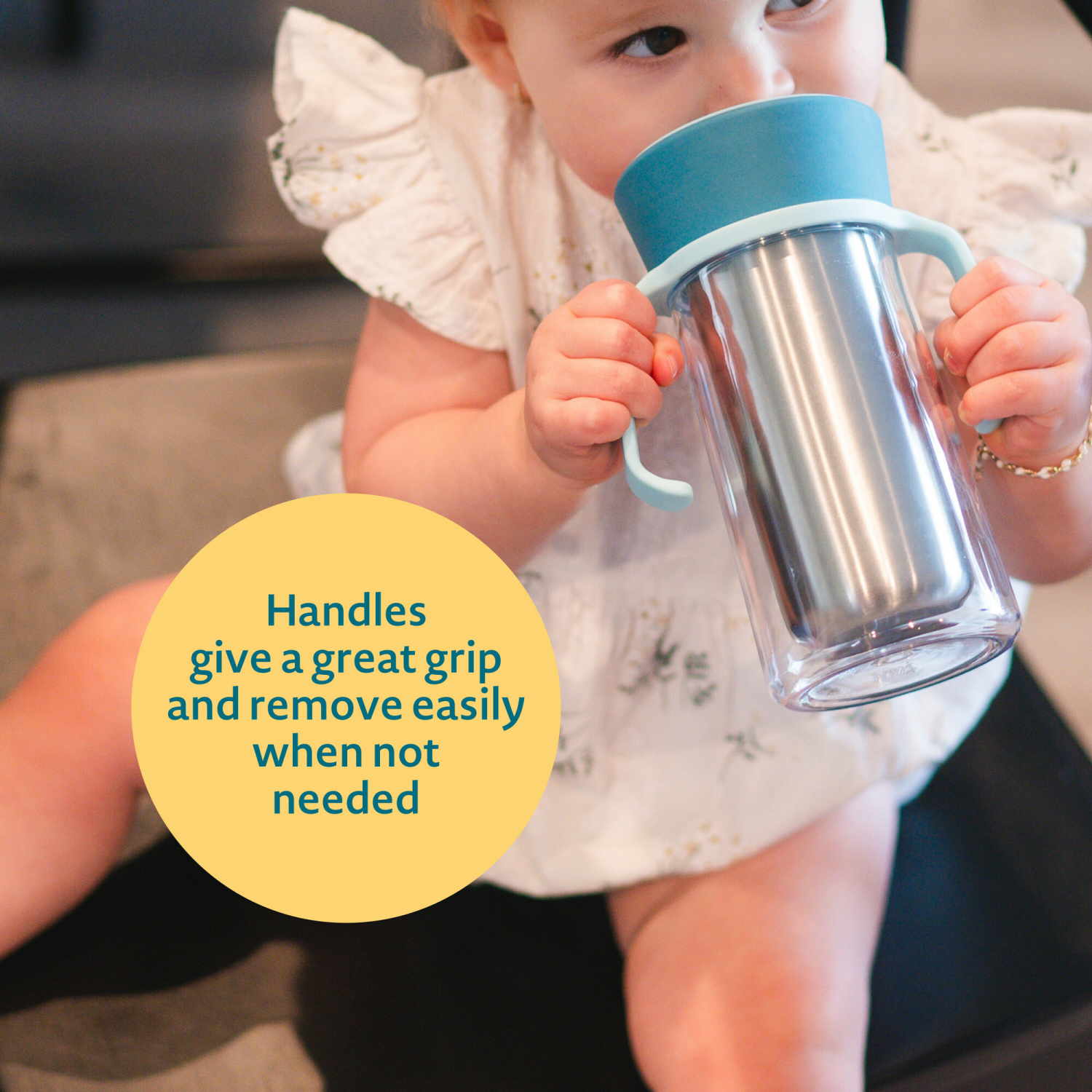slide 4 of 8, First Years The First Years CoolCore Insulated Toddler Trainer Cup, 8 Oz - Converts to Water Bottle, 8 oz