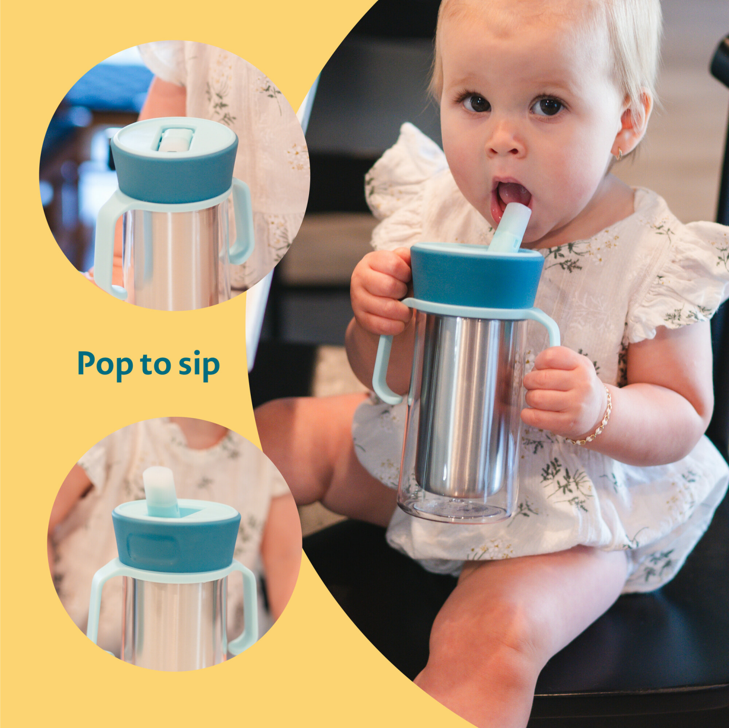 slide 5 of 8, First Years The First Years CoolCore Insulated Toddler Trainer Cup, 8 Oz - Converts to Water Bottle, 8 oz