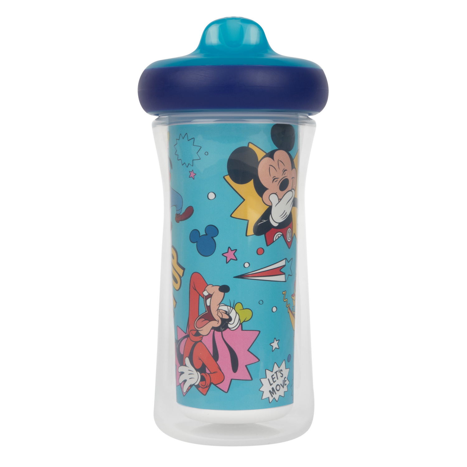 slide 3 of 4, First Years Disney Mickey Mouse Insulated Hard Spout Sippy Cups, 2 ct; 9 oz