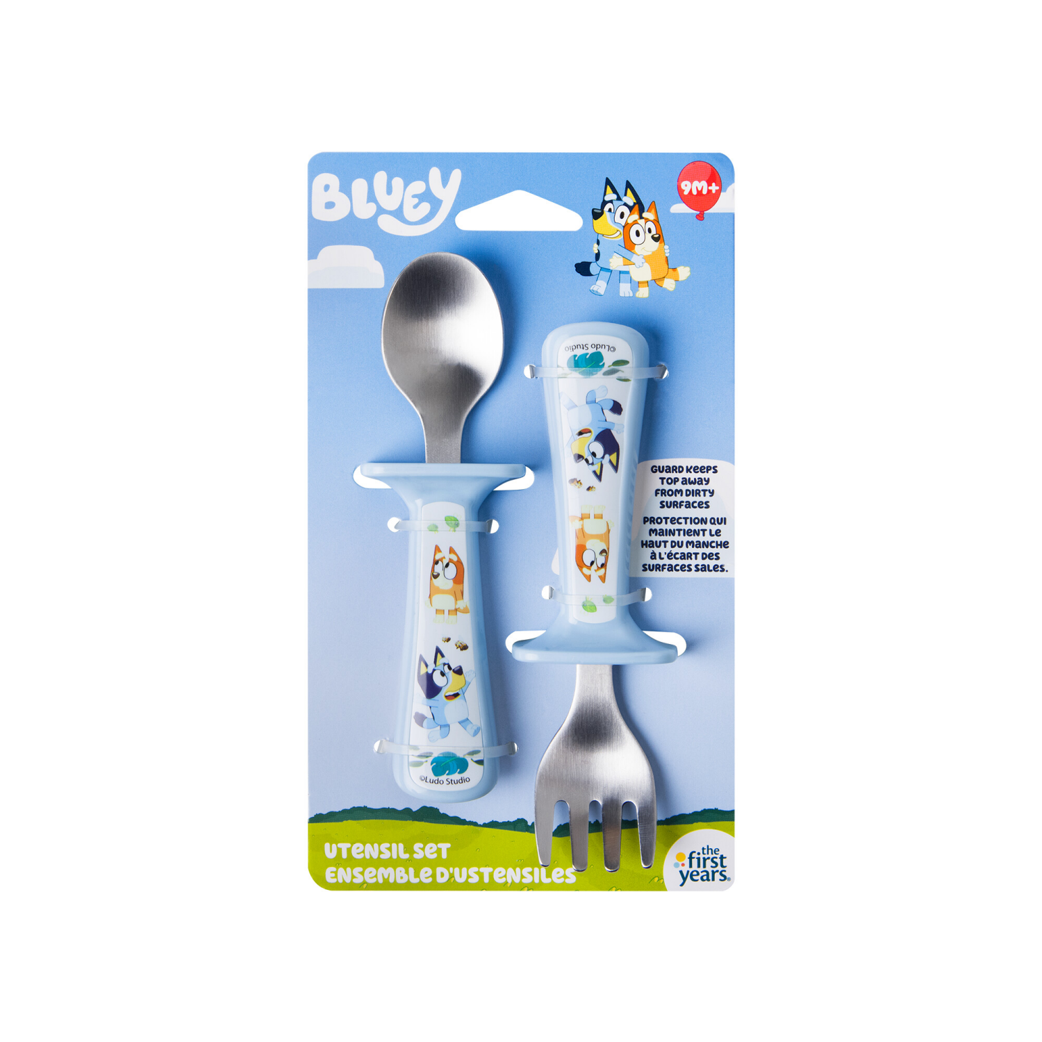 slide 3 of 6, The First Years Bluey 9M+ Utensil Set 1 Set, 1 ct