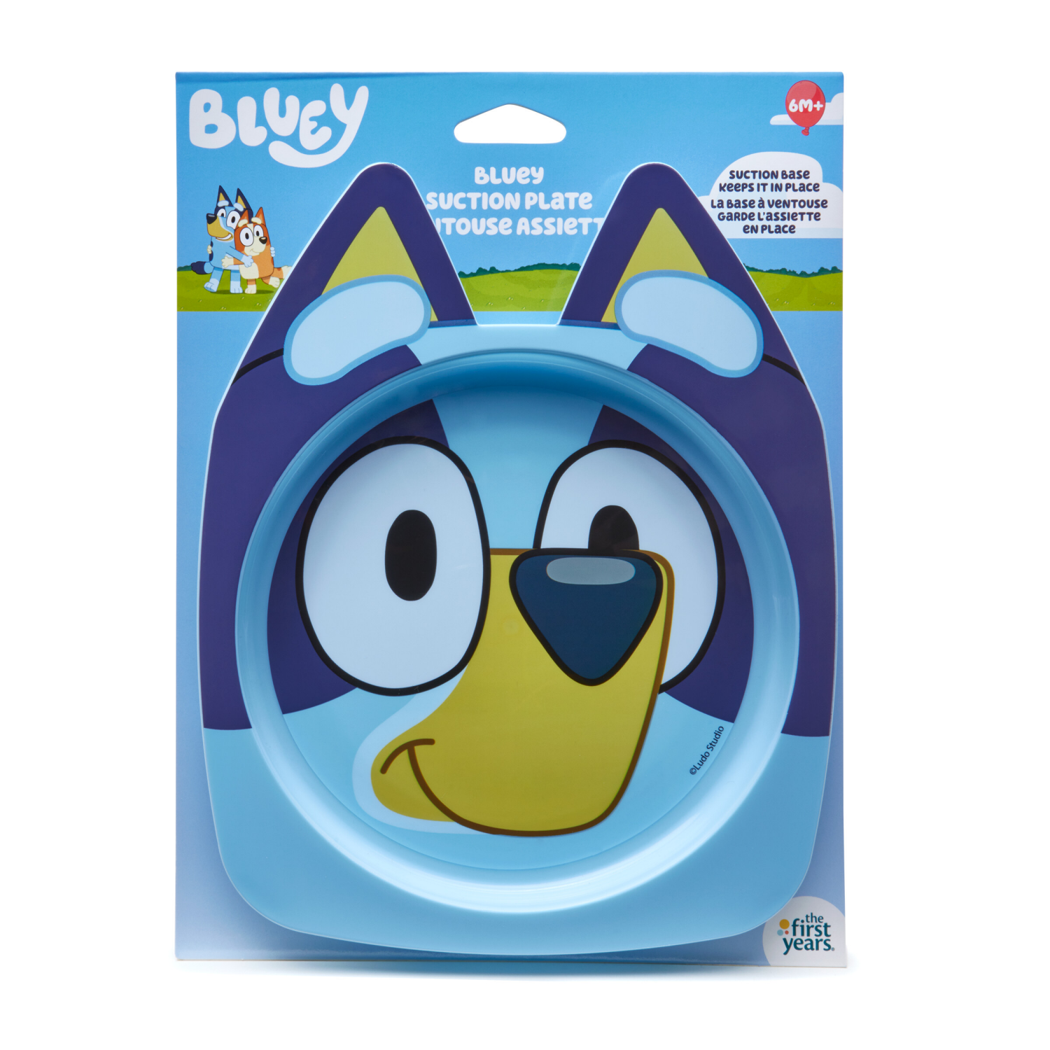 slide 3 of 4, First Years Bluey character suction plate, 1 ct
