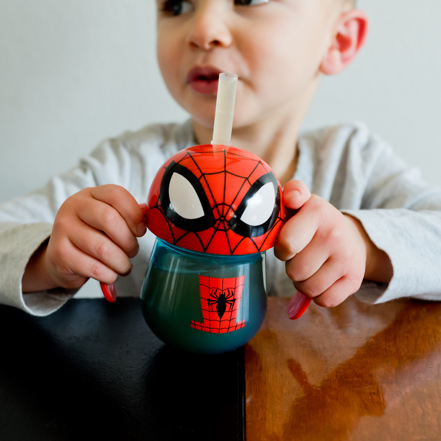 slide 5 of 8, First Years The First Years Weighted Straw Cup Spiderman 7oz 1pk, 7 oz, 1 ct