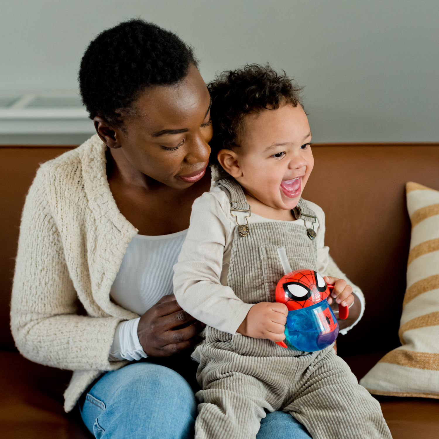 slide 7 of 8, First Years The First Years Weighted Straw Cup Spiderman 7oz 1pk, 7 oz, 1 ct