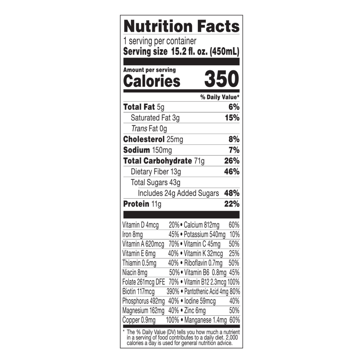 slide 3 of 4, Bolthouse Farms Fruit Smoothie, Peach Parfait, 15.2 fl. oz. Bottle, 15.2 fl oz