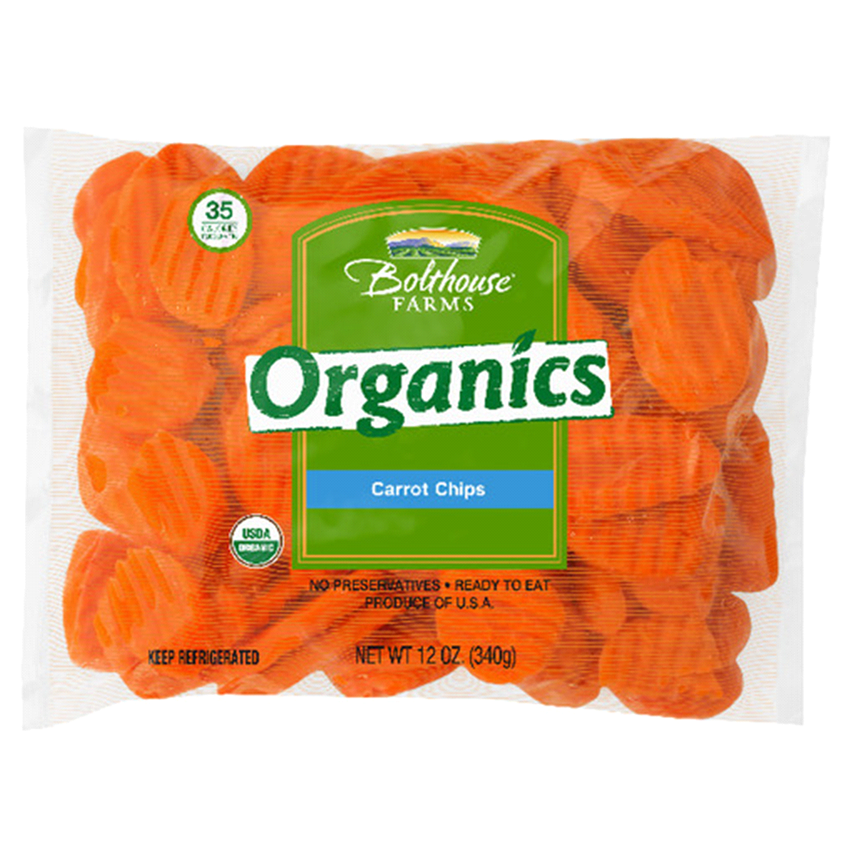 slide 1 of 1, Carrot Chips, 12 oz, organic, 12 oz
