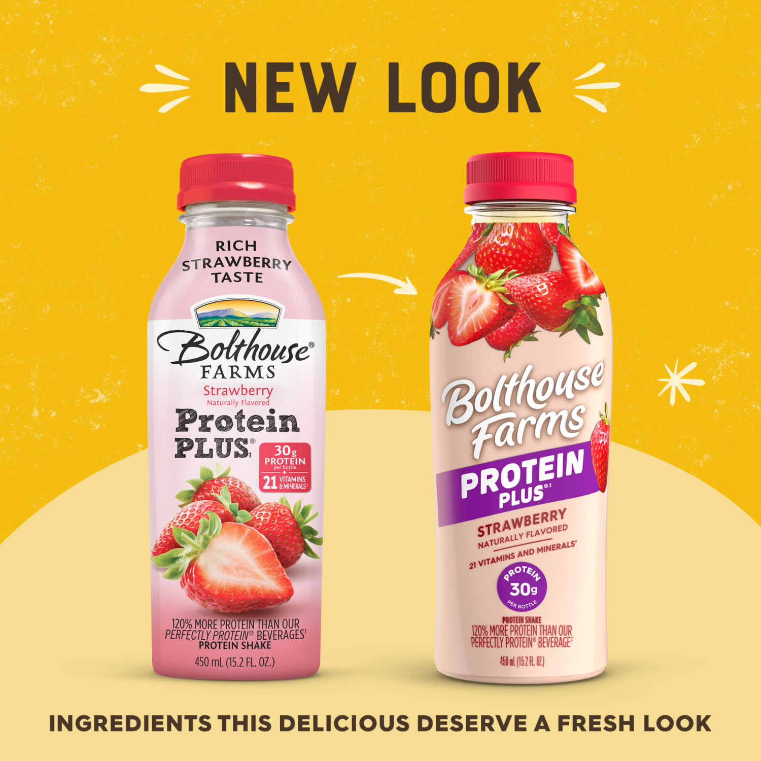 slide 4 of 4, Bolthouse Farms Protein Plus Strawberry Protein Shake 15.2 fl oz, 15.2 fl oz