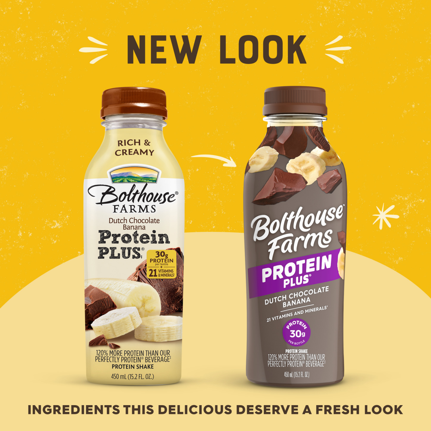 slide 4 of 4, Bolthouse Farms Protein Plus Dutch Chocolate Banana Protein Shake 15.2 fl oz, 15.2 fl oz