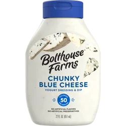 Bolthouse Farms Family Size Chunky Blue Cheese Yogurt Dressing & Dip 22 fl oz Bottle
