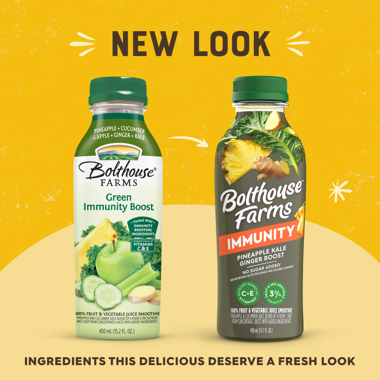 slide 4 of 4, Bolthouse Farms Immunity Pineapple Kale Ginger Boost 15.2 oz, 15.2 fl oz